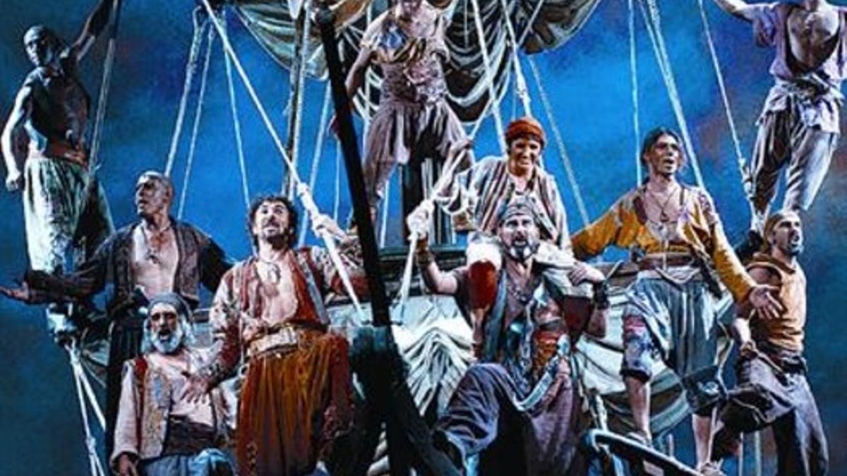 Una imagen de la histórica producción teatral 'Mar i cel'.
