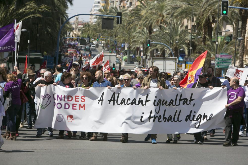 Manifestación del 1 de mayo en Alicante