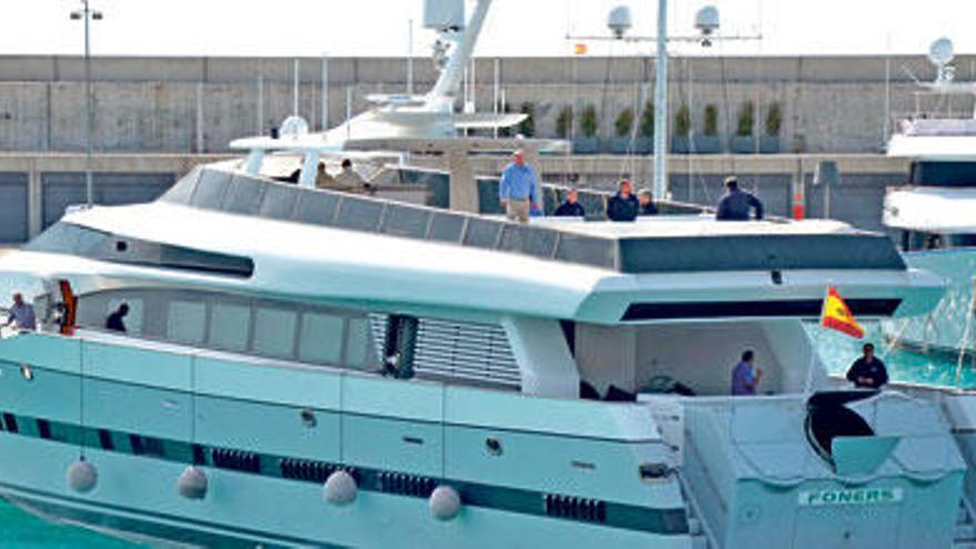 El ´Fortuna´, rebautizado como ´Foners´, se encuentra en Port Adriano, donde puede ser visitado por los posibles compradores.