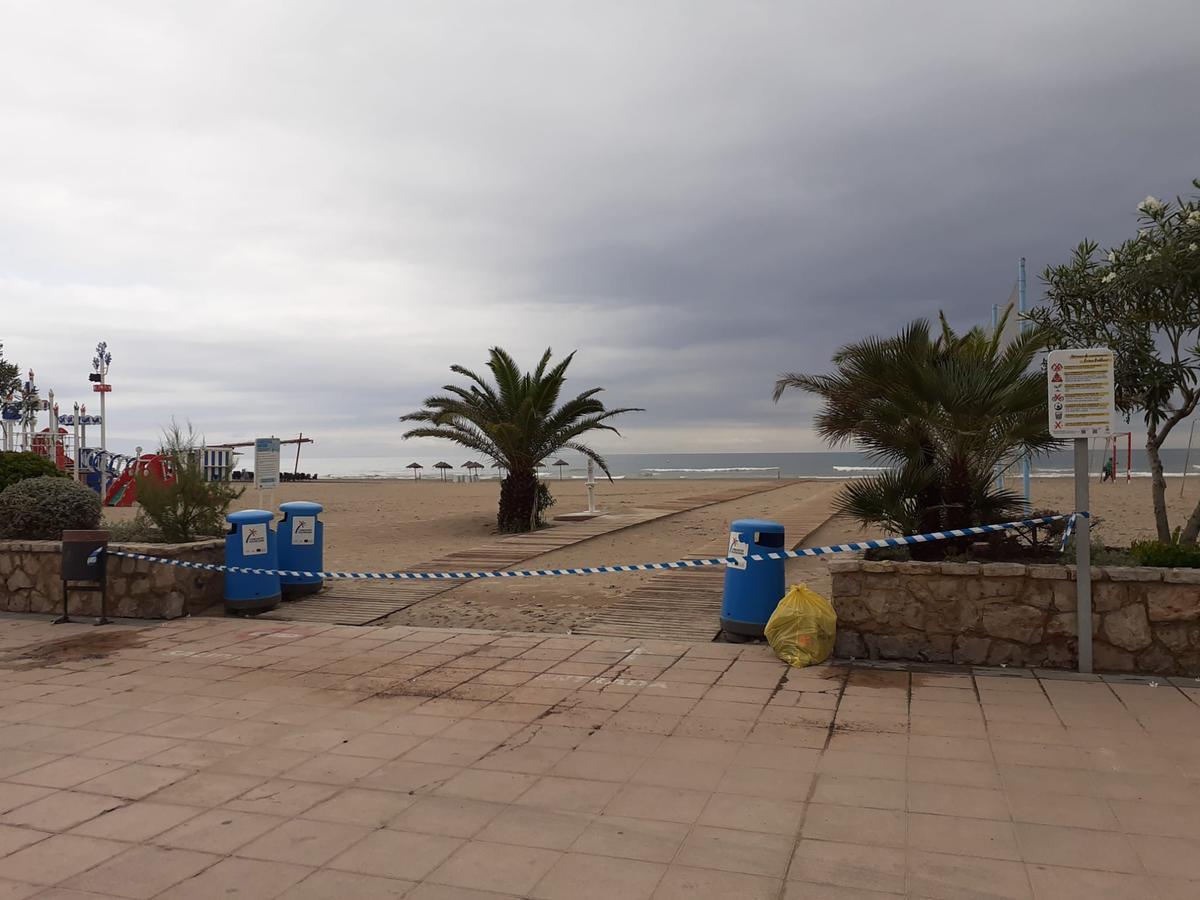 Lluvias torrenciales en Sagunt en imagen de archivo