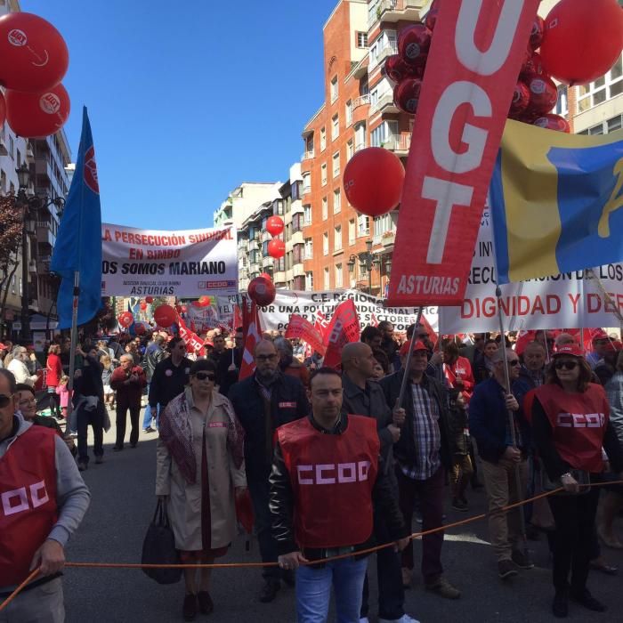 Manifestación del Primero de Mayo en Oviedo