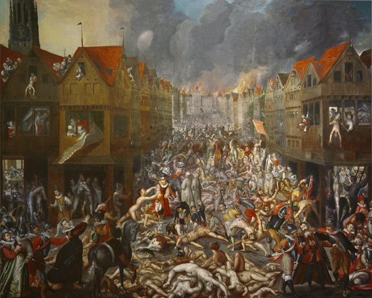 La «furia española» del 4 de noviembre de 1576 en Amberes.