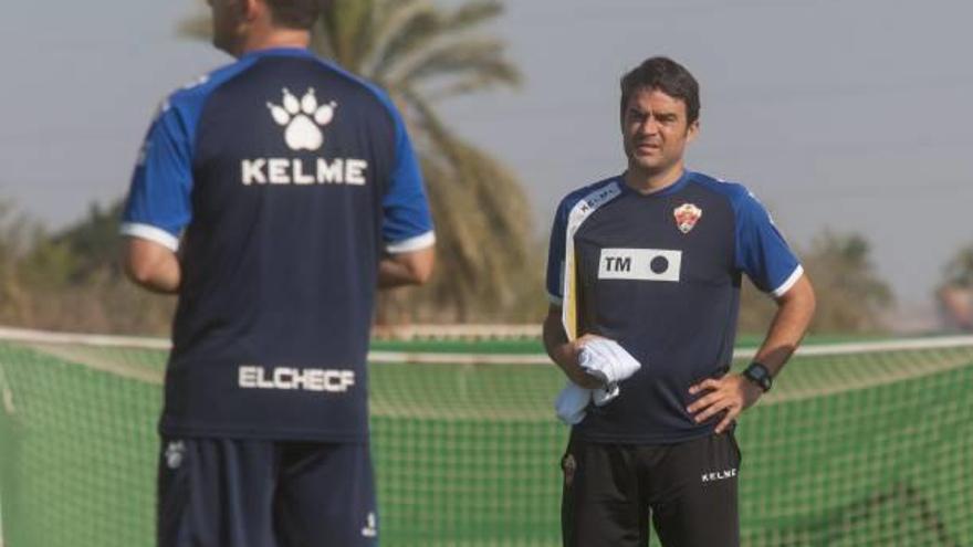 Toril, en el entrenamiento de ayer.