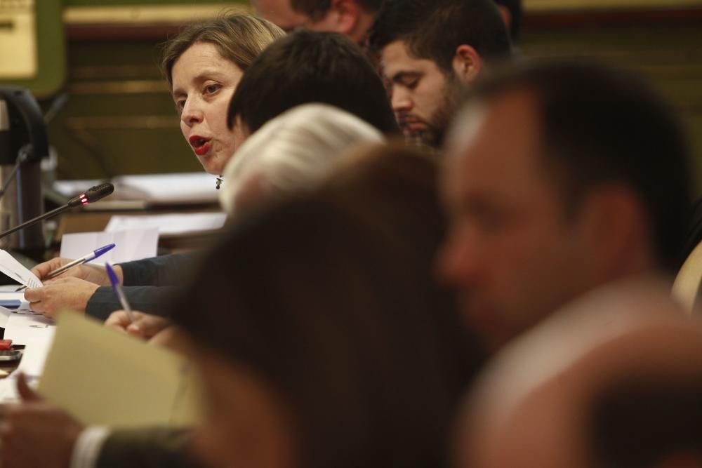 Pleno en el Ayuntamiento de Oviedo