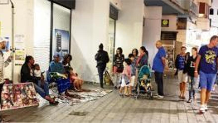 Manters a la zona del passeig de Santa Margarida