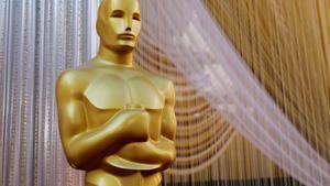 FILE PHOTO: An Oscar statue stands along the red carpet arrivals area in preparation for the 92nd Academy Awards in Los Angeles