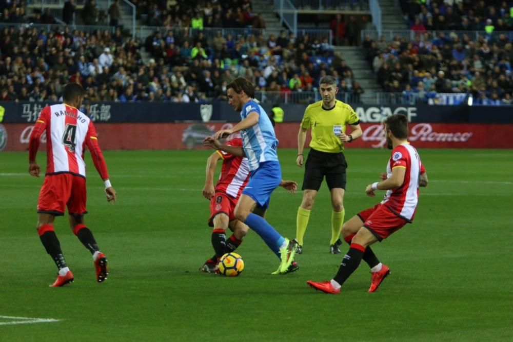 Les millors imatges del Màlaga - Girona (0-0)