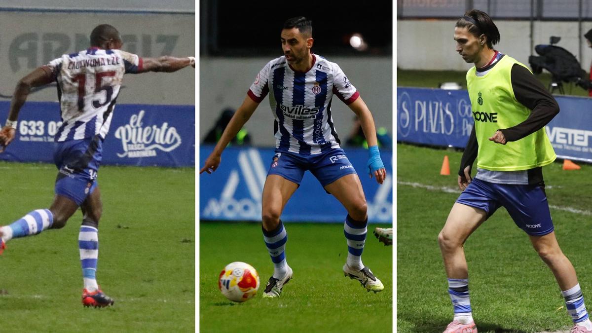 Por la izquierda, Eze, Viti y Andrés Carmona