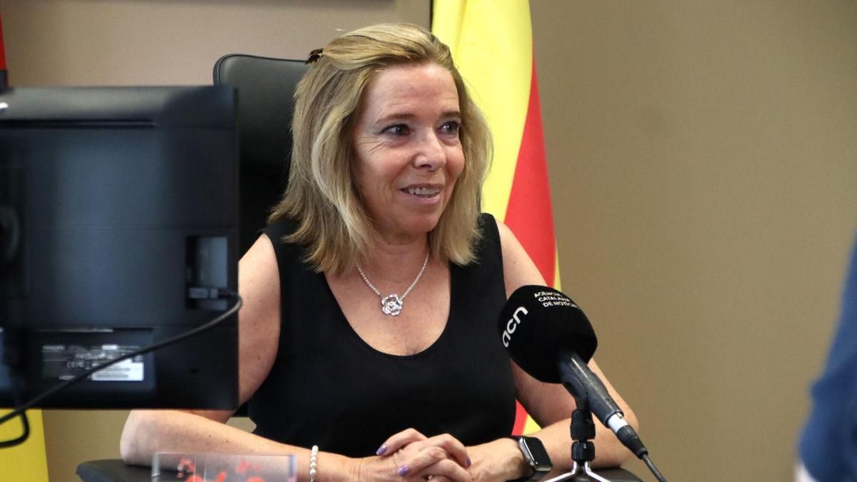 Neus Pujal, en una entrevista a ACN