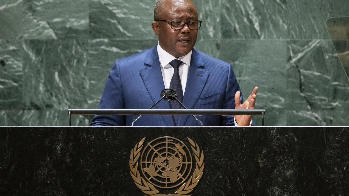 El presidente de Guinea Bissau, Umaro Sissoco Embalo.