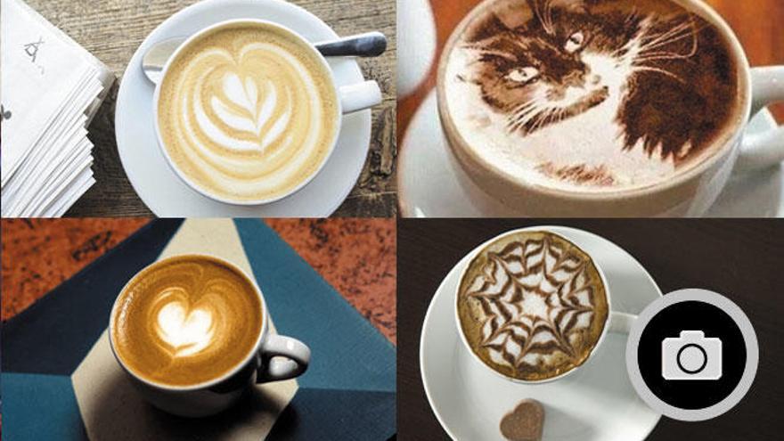 El café se convierte en un lienzo en blanco para los artistas culinarios