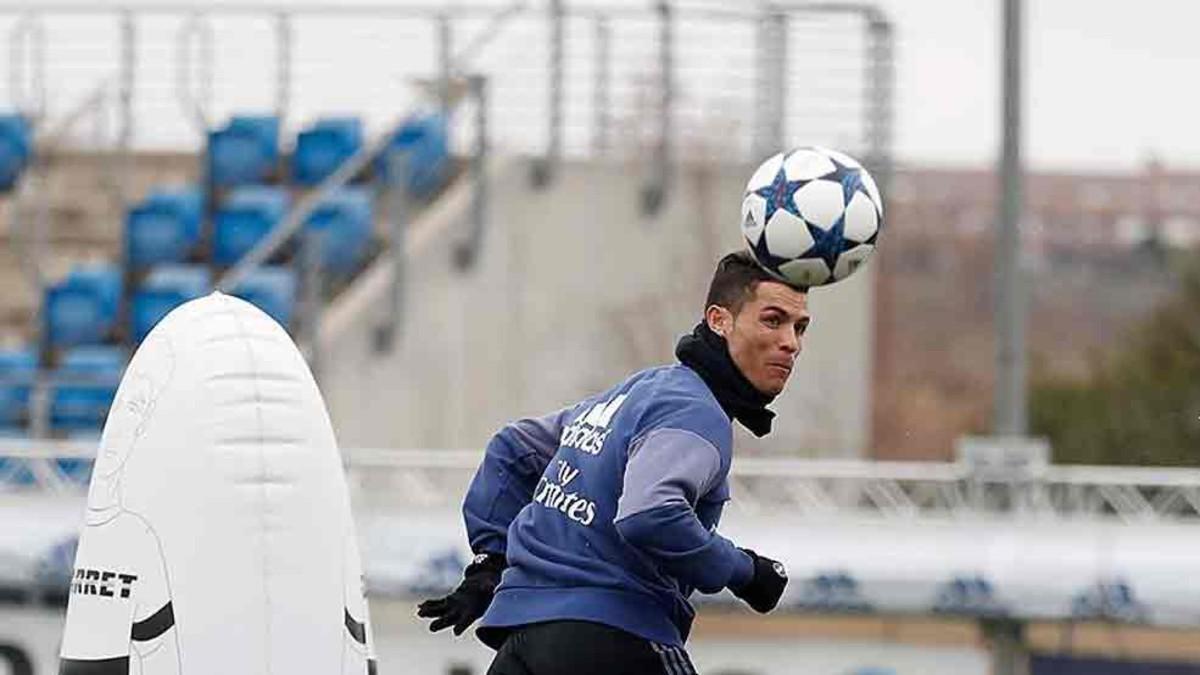 Cristiano Ronaldo ha entrenado con normalidad