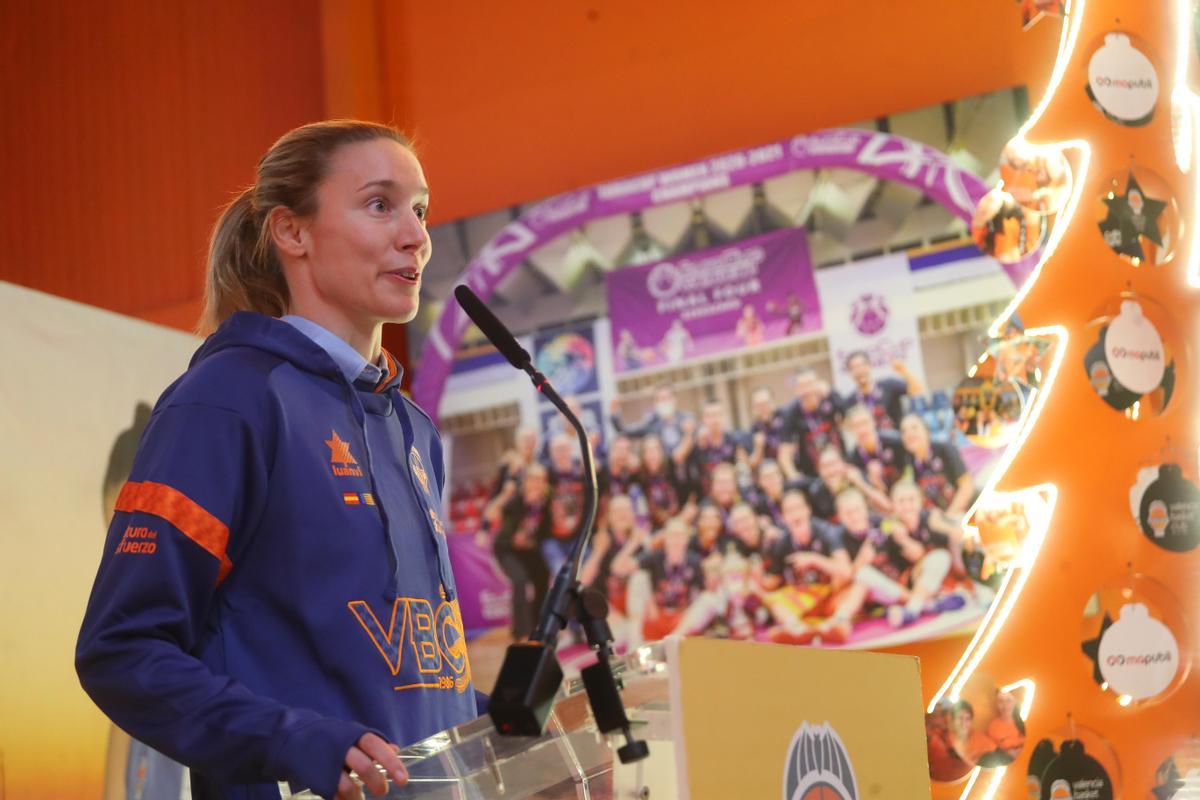 Anna Gómez, jugadora valenciana y capitana del equipo