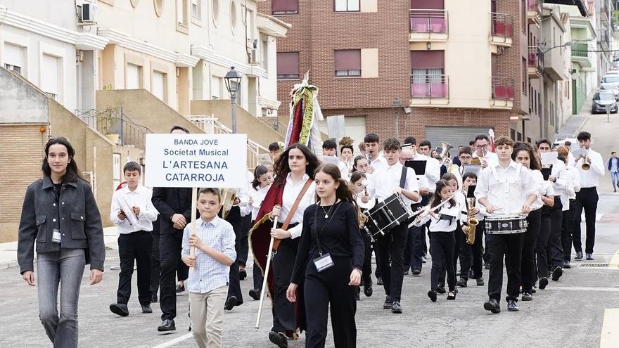 La Llosa de Ranes reunix 150 jóvens músics en un homenatge a les bandes afectades per la dana