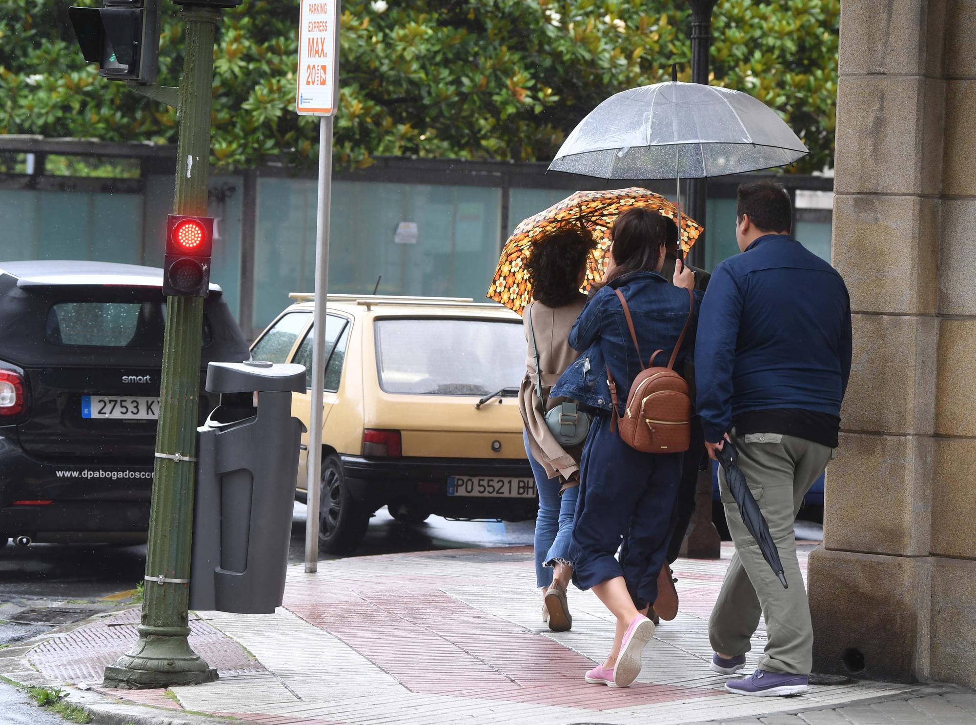 Minitemporal en A Coruña en pleno mes de junio