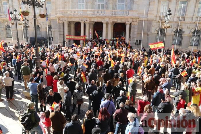 Concentración 'España existe' en Cartagena