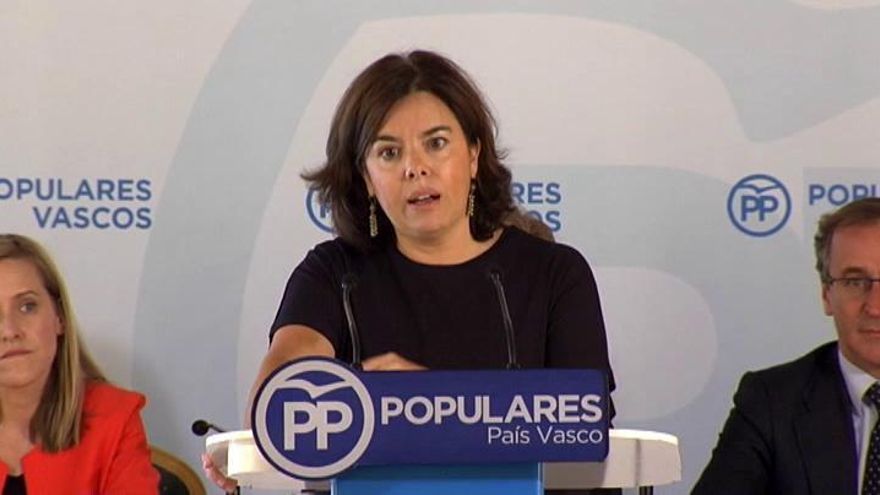 La vicepresidenta advierte de que &quot;la radicalidad y el extremismo&quot; cosechan &quot;división y más conflicto&quot;