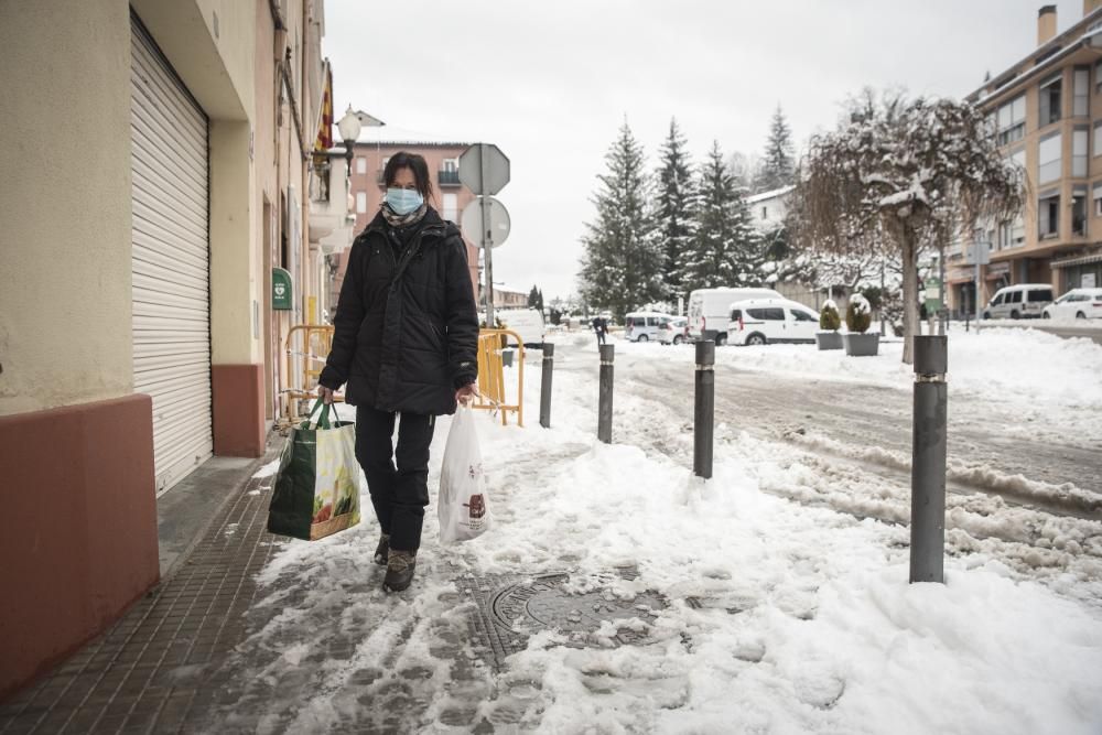 Fotos de la nevada a la Catalunya Central