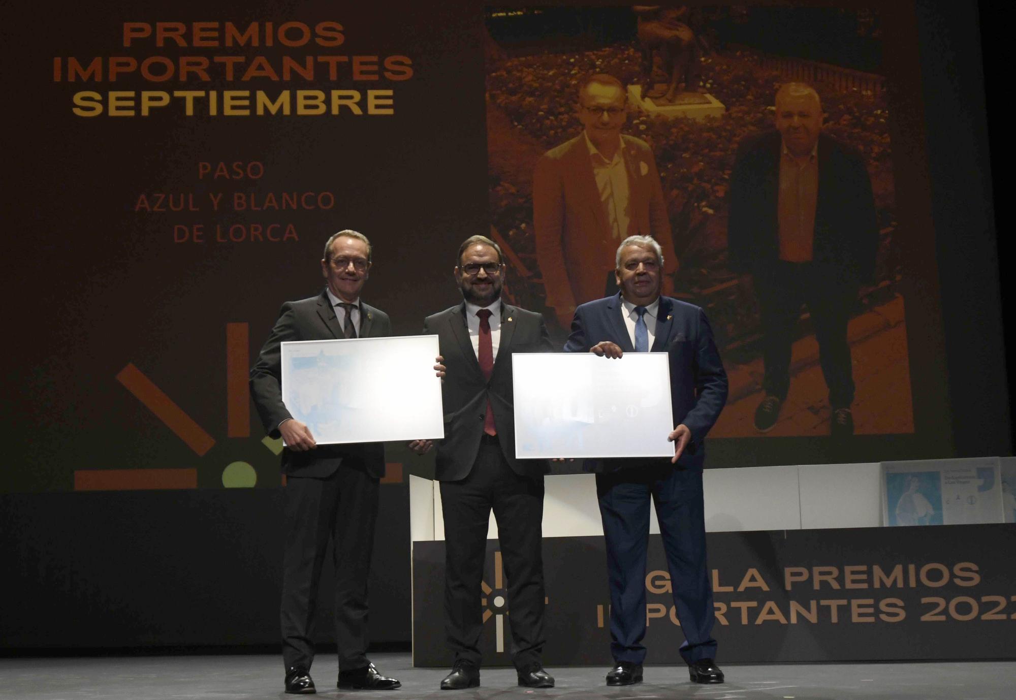 Gala de entrega de los Premios Importantes 2022 en Lorca