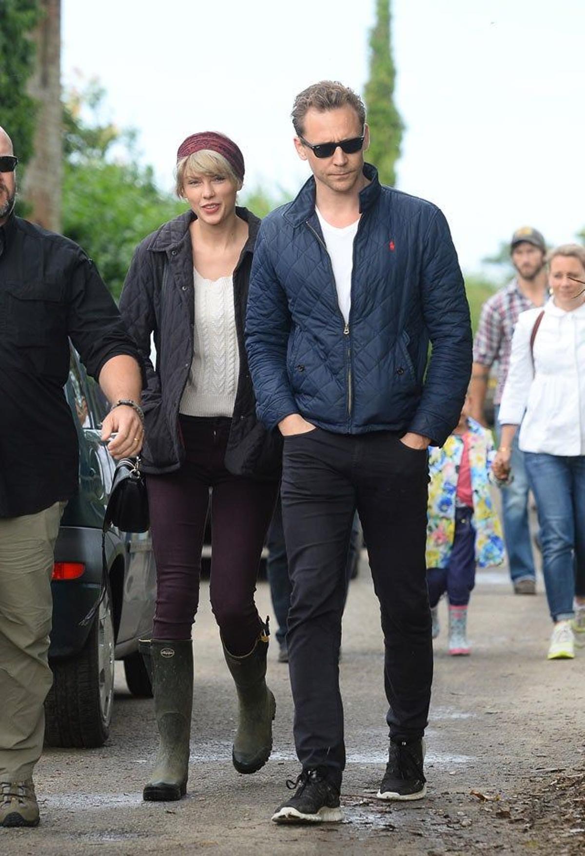 Taylor Swift y Tom Hiddleston, de paseo por Suffolk