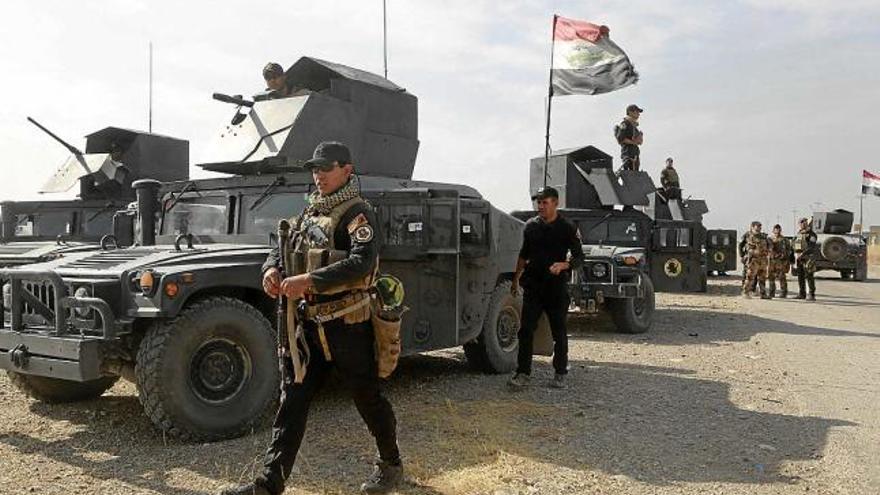 Més de 5.000 iraquians desplaçats per la batalla de Mossul