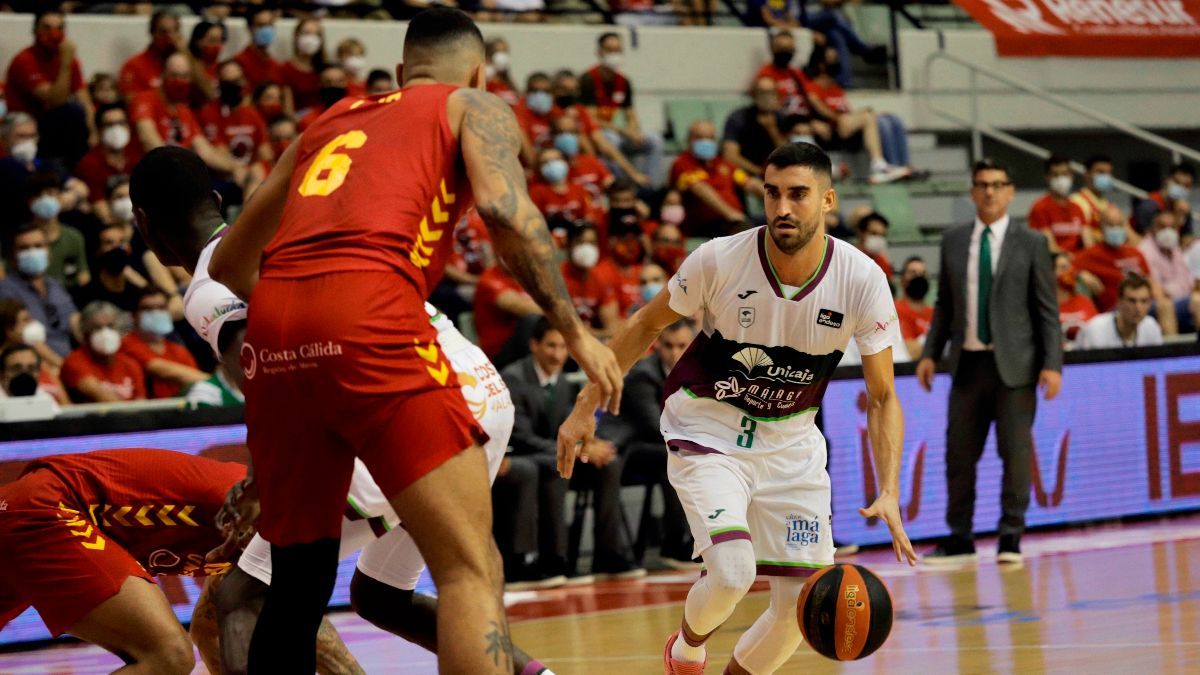 Jaime Fernández, durante el UCAM Murcia-Unicaja