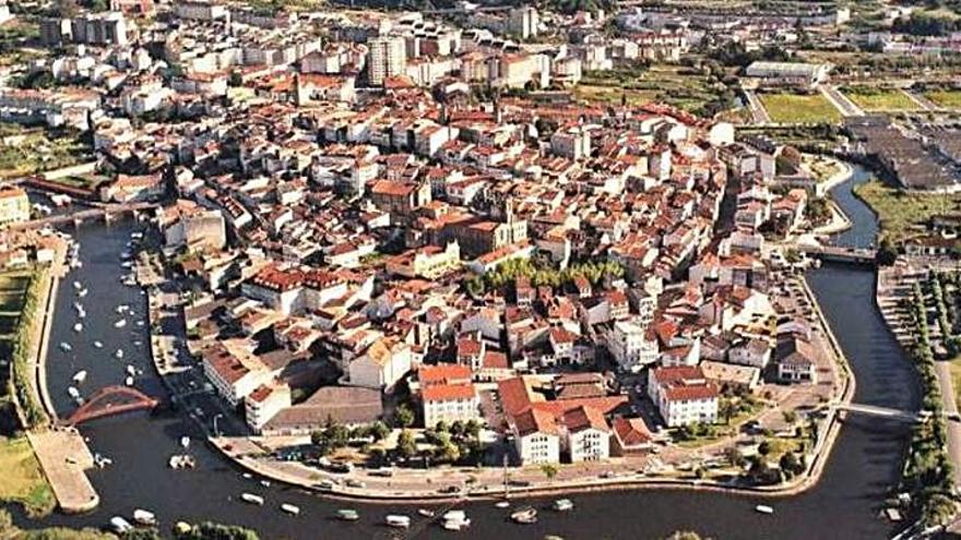 Panorámica aérea de Betanzos