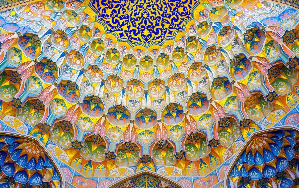 Samarcanda, maravilloso arte interior islámico de la Ruta de la Seda