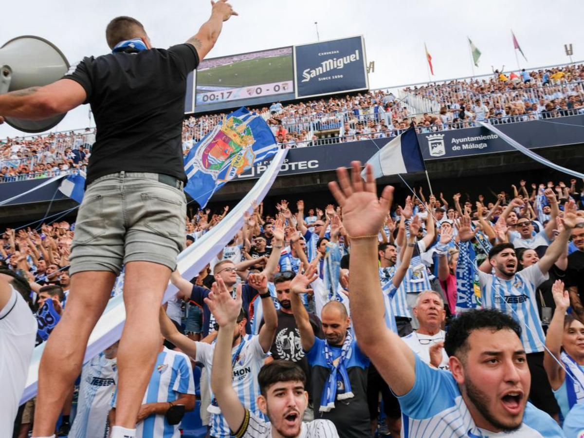 Noche récord en La Rosaleda