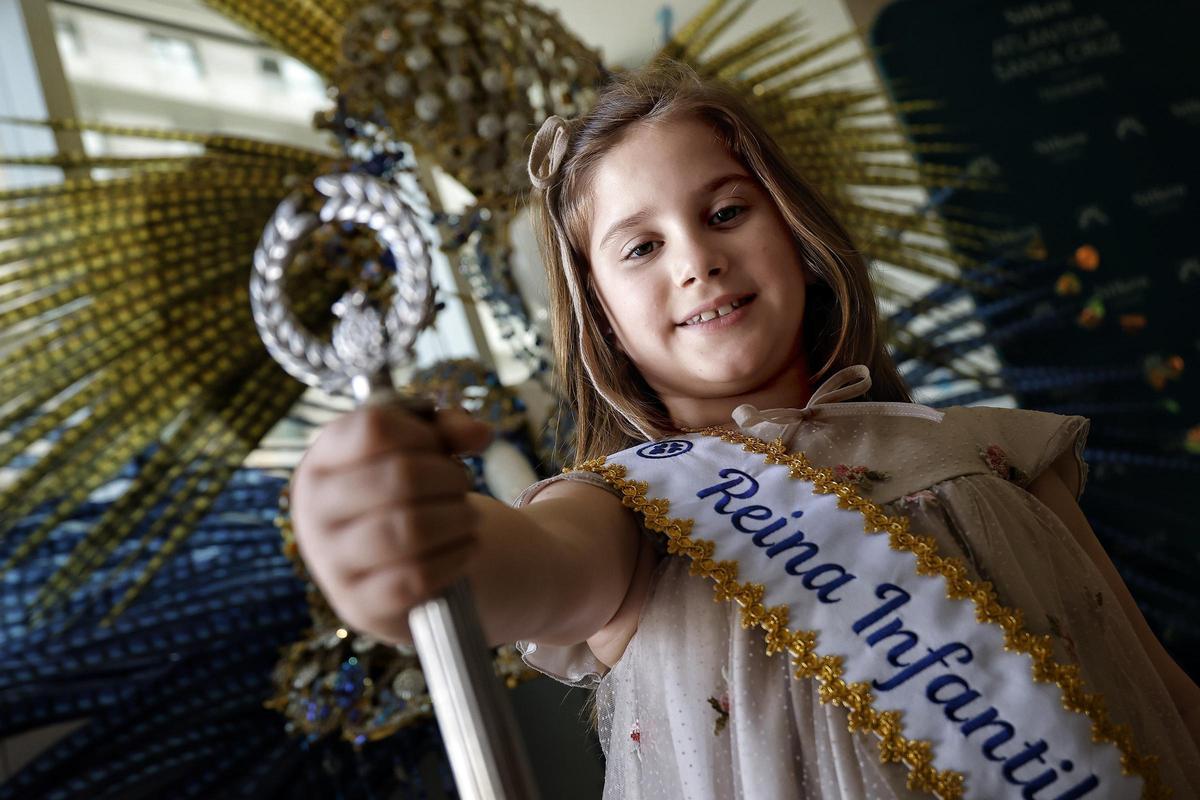 Camila Dorta Díaz, reina infantil del Carnaval de Santa Cruz de Tenerife 2025