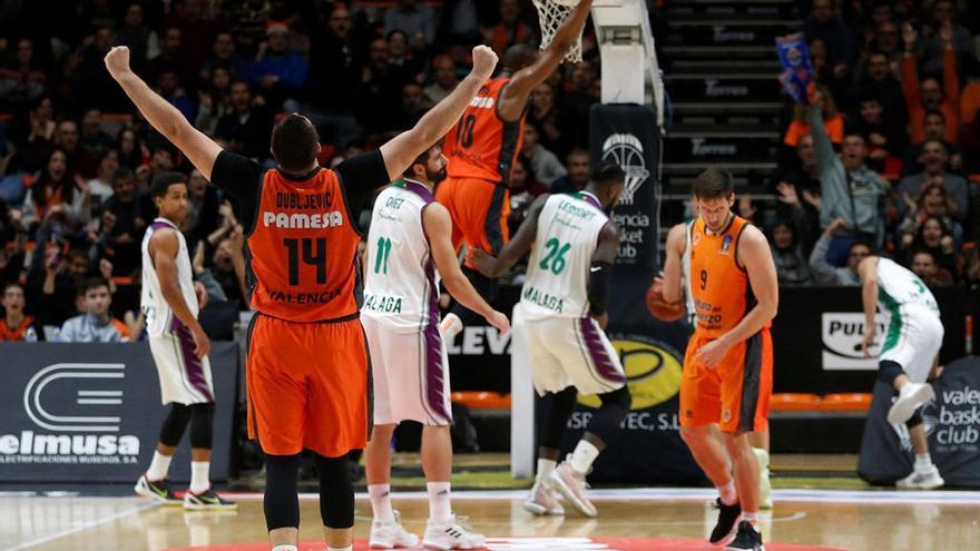 La derrota del Unicaja en Valencia en el estreno del Top 16 obliga hoy a ganar al Estrella Roja.