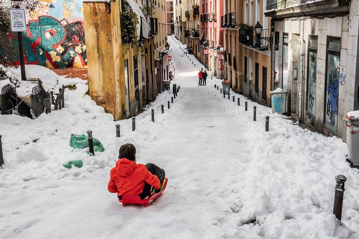 ©Javier Aranburu nevada en Madrid