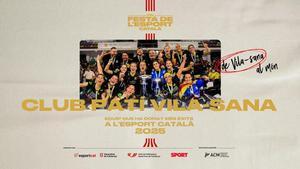 Club Patí Vila-Sana guanyador a equip que ha donat més èxits a lesport català
