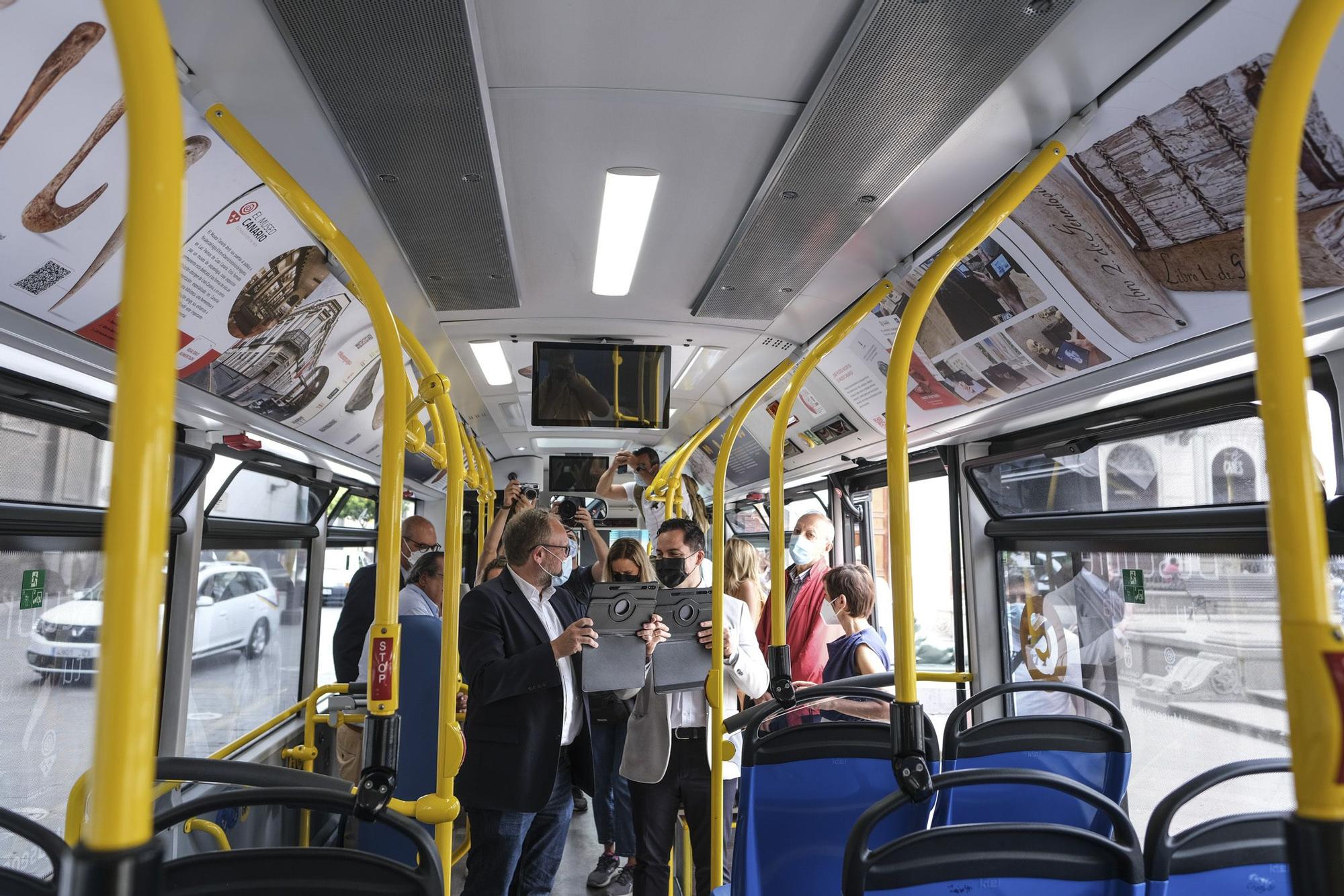 Exposición itinerante en Guaguas Municipales