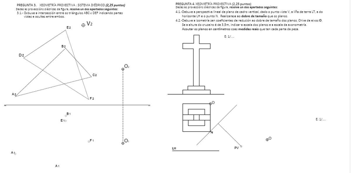 Polémica pregunta con error en el examen de Dibujo Técnico.