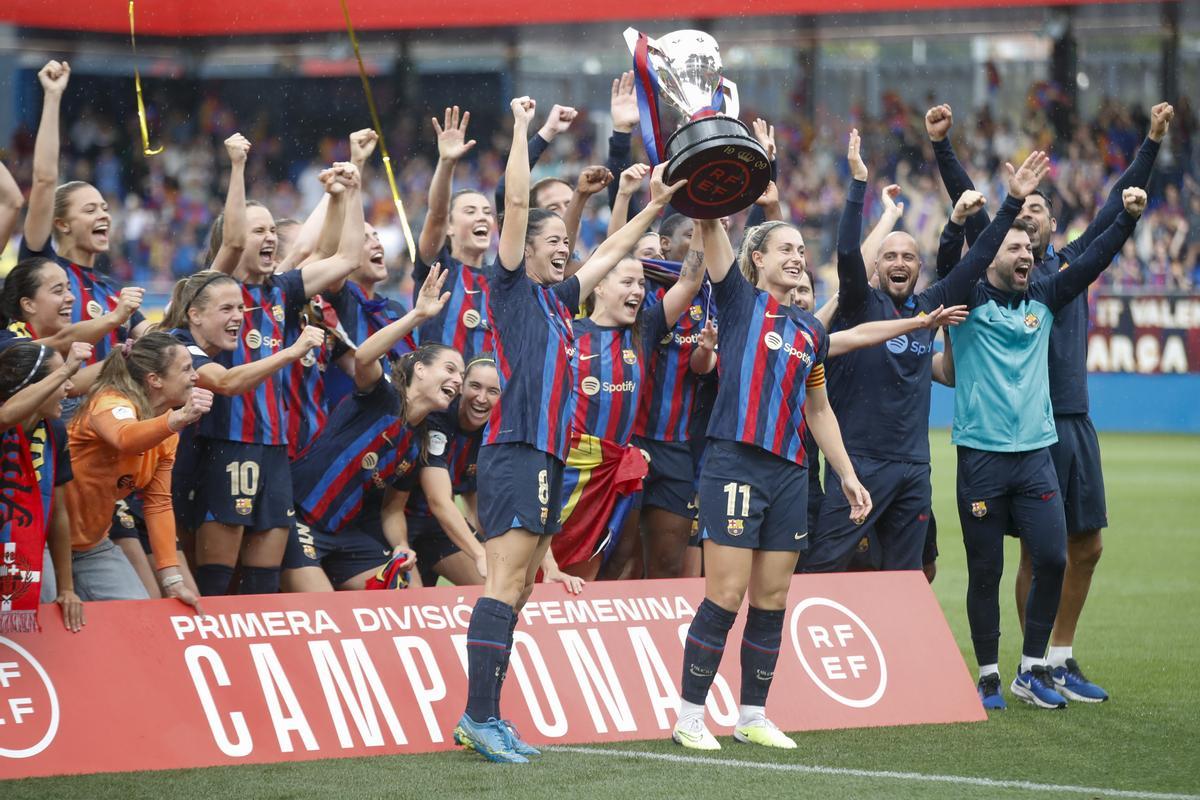 El Barça se proclama campeón de Liga F