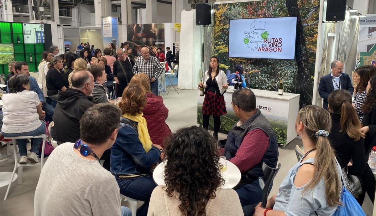 Durante la participación en la feria B-Travel Barcelona se realizaron varias catas.  |