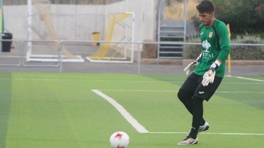 Jorge Rives, durante un partido de pretemporada.