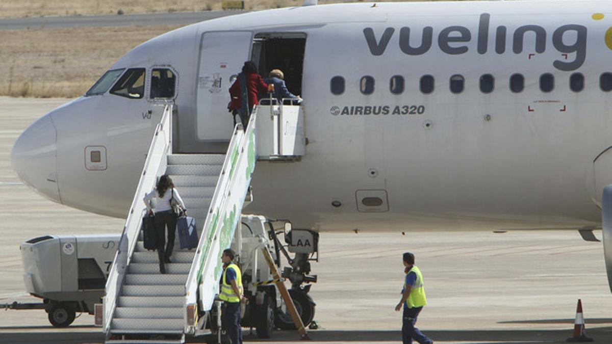 Un avión de Vueling.