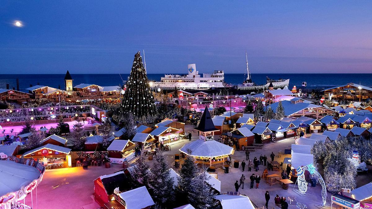 Imatge d'arxiu del mercat de Nadal del Barcarès.