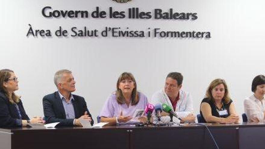 Mónica Marí, Vicent Torres, María Ángeles Leciñena, Pedro Fernández, Carmen Santos y Eva Sancho.