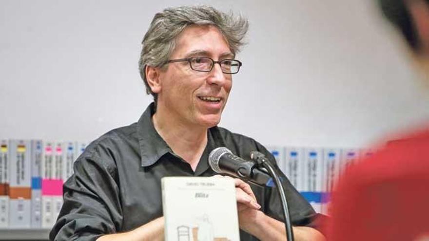 David Trueba presentó ayer en Quars Llibres su novela ´Blitz´.