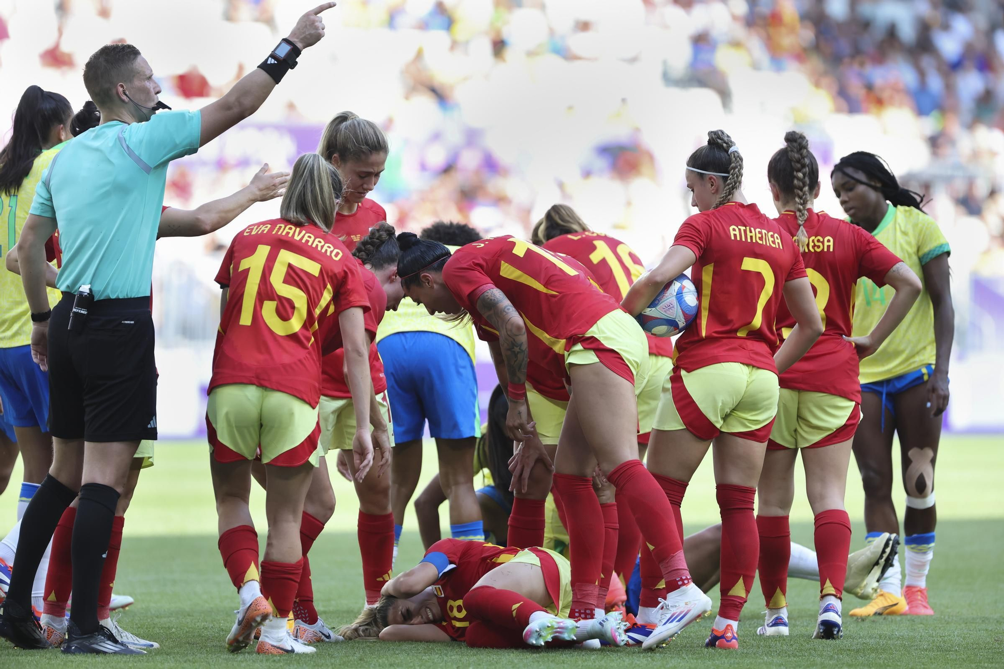 Fútbol Femenino. Brasil - España
