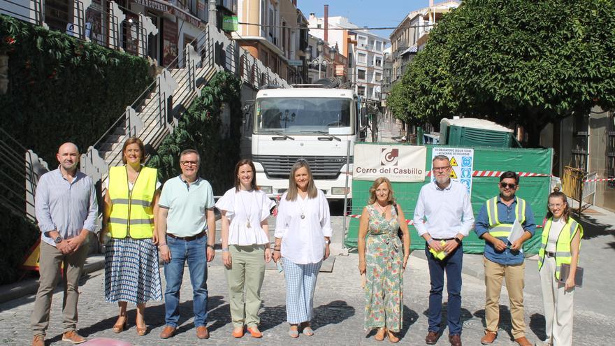 Las obras de la calle Amador de los Ríos de Baena deben finalizar en diciembre