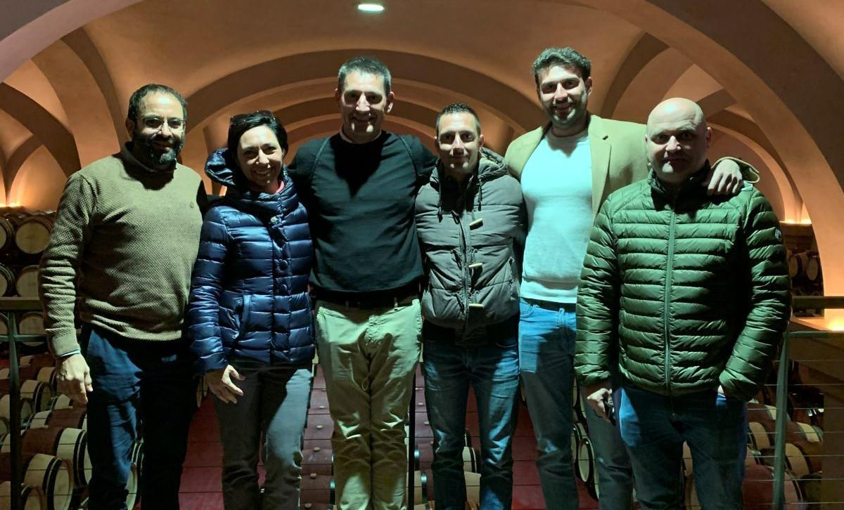 El equipo de SIPCAM en la bodega Argentiera