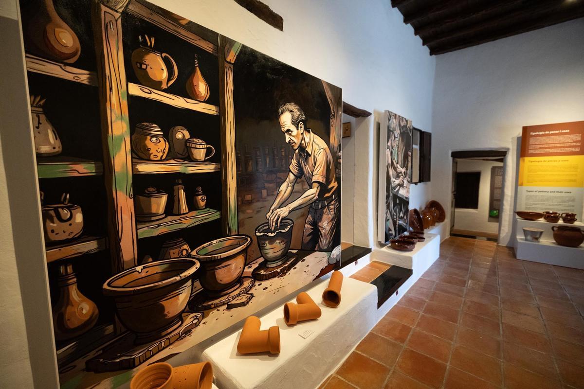 El museo etnográfico de Can Ros acoge tres exposiciones sobre mitología, alfarería y medicina tradicional