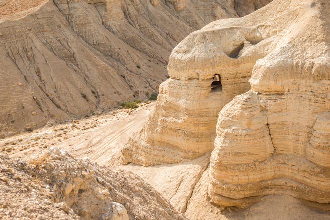 Rollos del mar muerto cuevas Qumrán Israel