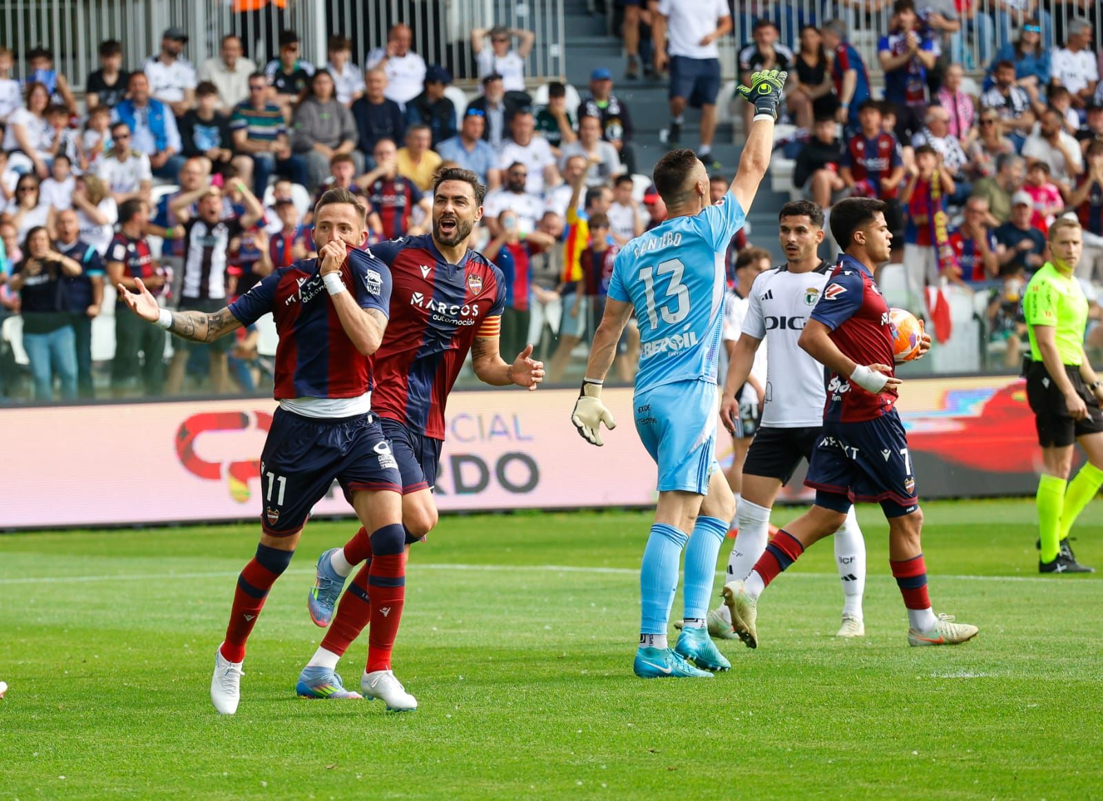 Así se ha vivido el Burgos-Levante UD