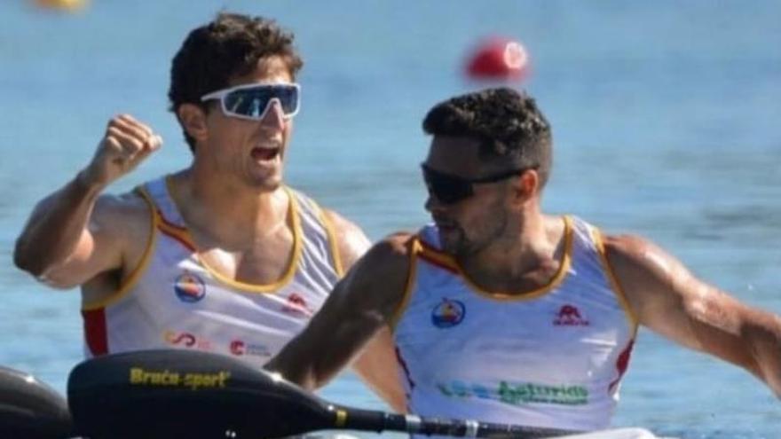 Pedro Vázquez e Íñigo Peña, a la final de K-2 1.000 metros en el Mundial de piragüismo sprint, en Uzbekistán