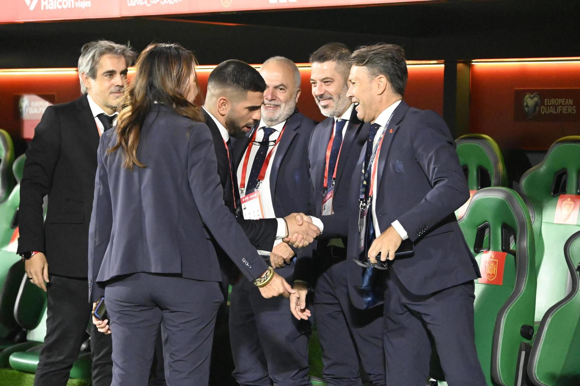 España - Georgia, en imágenes